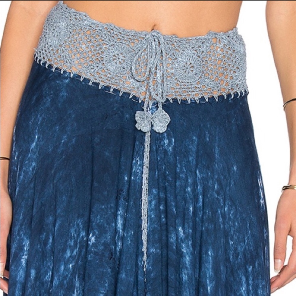 Tiare Hawaii Hi-Lo Hem Crochet Skirt - Picture 2 of 4